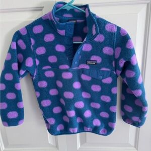 Patagonia girls fleece jacket